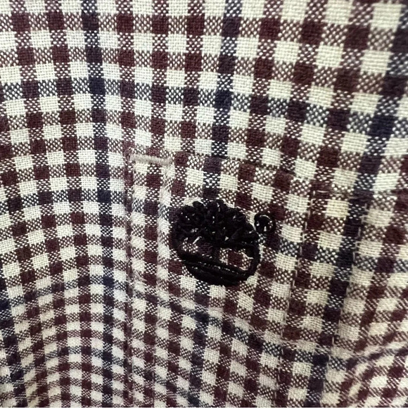 Vintage Timberland soft cotton button down shirt size L - Picture 6 of 7